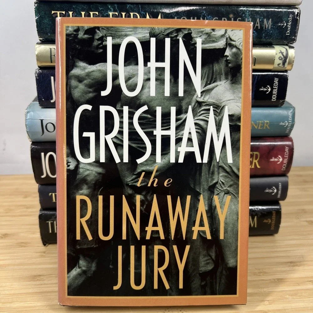 John Grisham 10 Hardcover Book Lot The Firm Client Rainmaker Runaway Jury